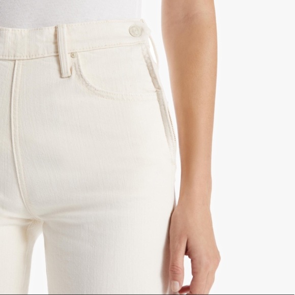 NEW MOTHER SUPERIOR The Side Zip Roller Skimp Flare Leg Jeans NWT - Picture 4 of 15